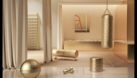 جماليات الصالة الرياضية: معدات تمرين أنيقة لصالة ألعاب رياضية منزلية أنيقة