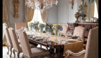 أفكار ديكور غرفة الطعام الفيكتورية