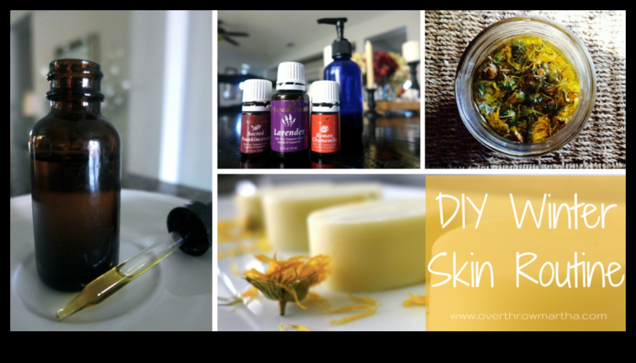 العناية بالبشرة في فصل الشتاء بنفسك: صناعة منتجات التجميل الطبيعية