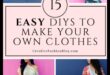 خياطة السعادة: الملابس والإكسسوارات التي تصنعها بنفسك لحياة سعيدة