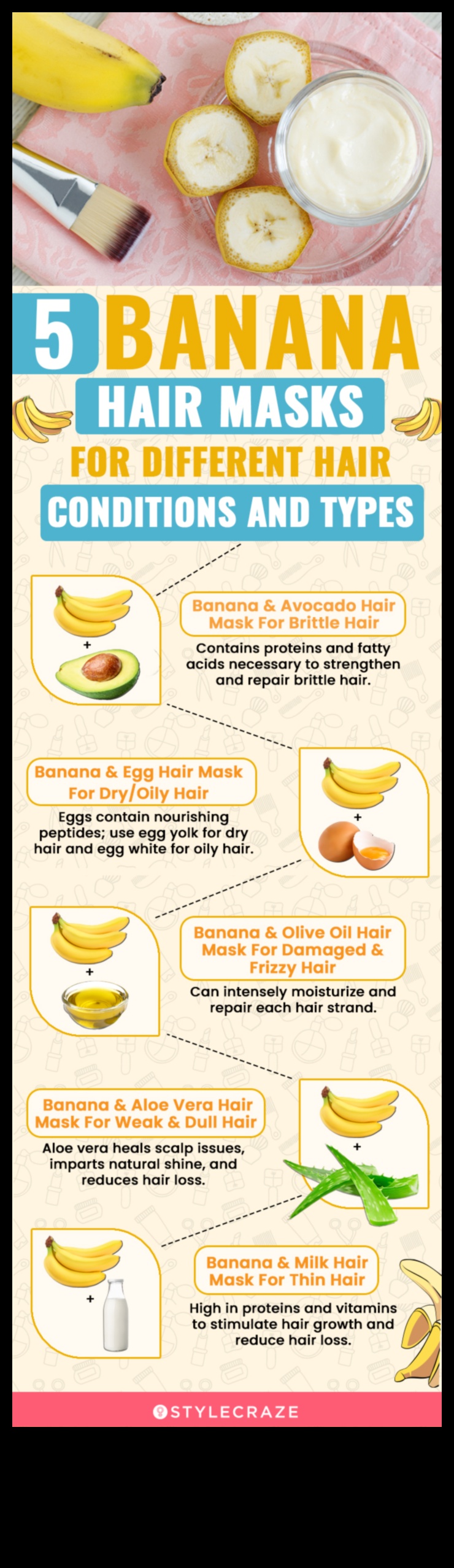 الحرف اليدوية لأقنعة الشعر التي تصنعها بنفسك: رعاية أقفالك
