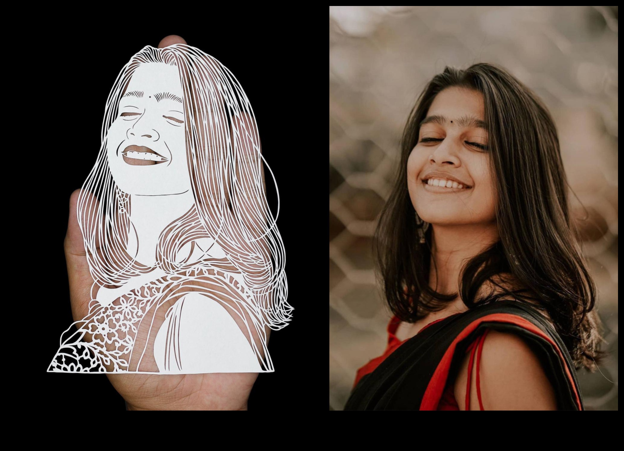 صور قطع الورق المقطوعة يدويًا: فن شخصي في الورق