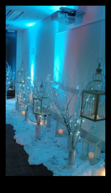 حفل زفاف في بلاد العجائب الشتوية: الحرف اليدوية لحفل سحري