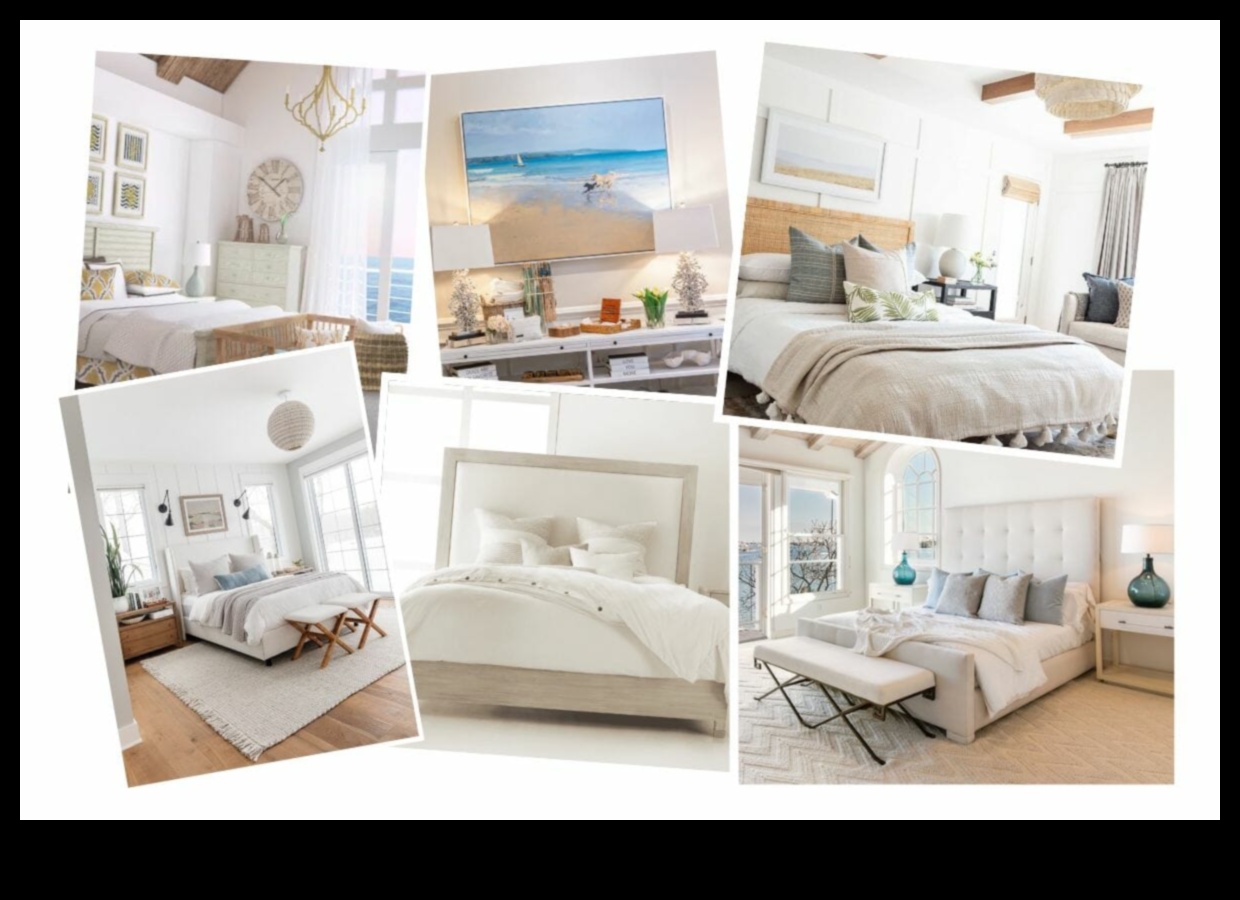 ديكور غرفة نوم ساحلية لملاذ مريح على الشاطئ