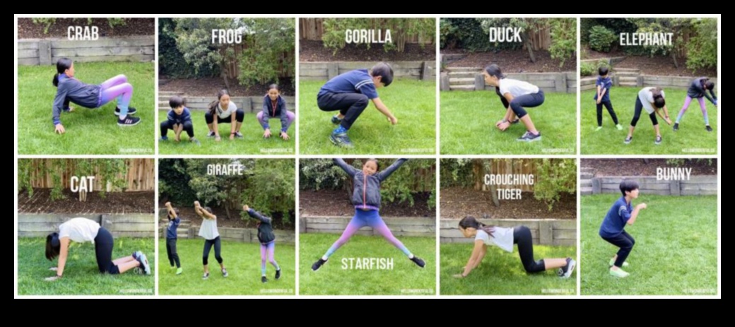 سفاري ستريتش سفاري: تدريبات للأطفال مستوحاة من الحيوانات